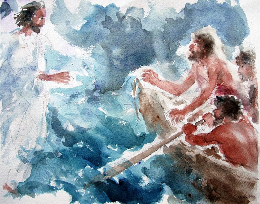 Gesù cammina sul mare