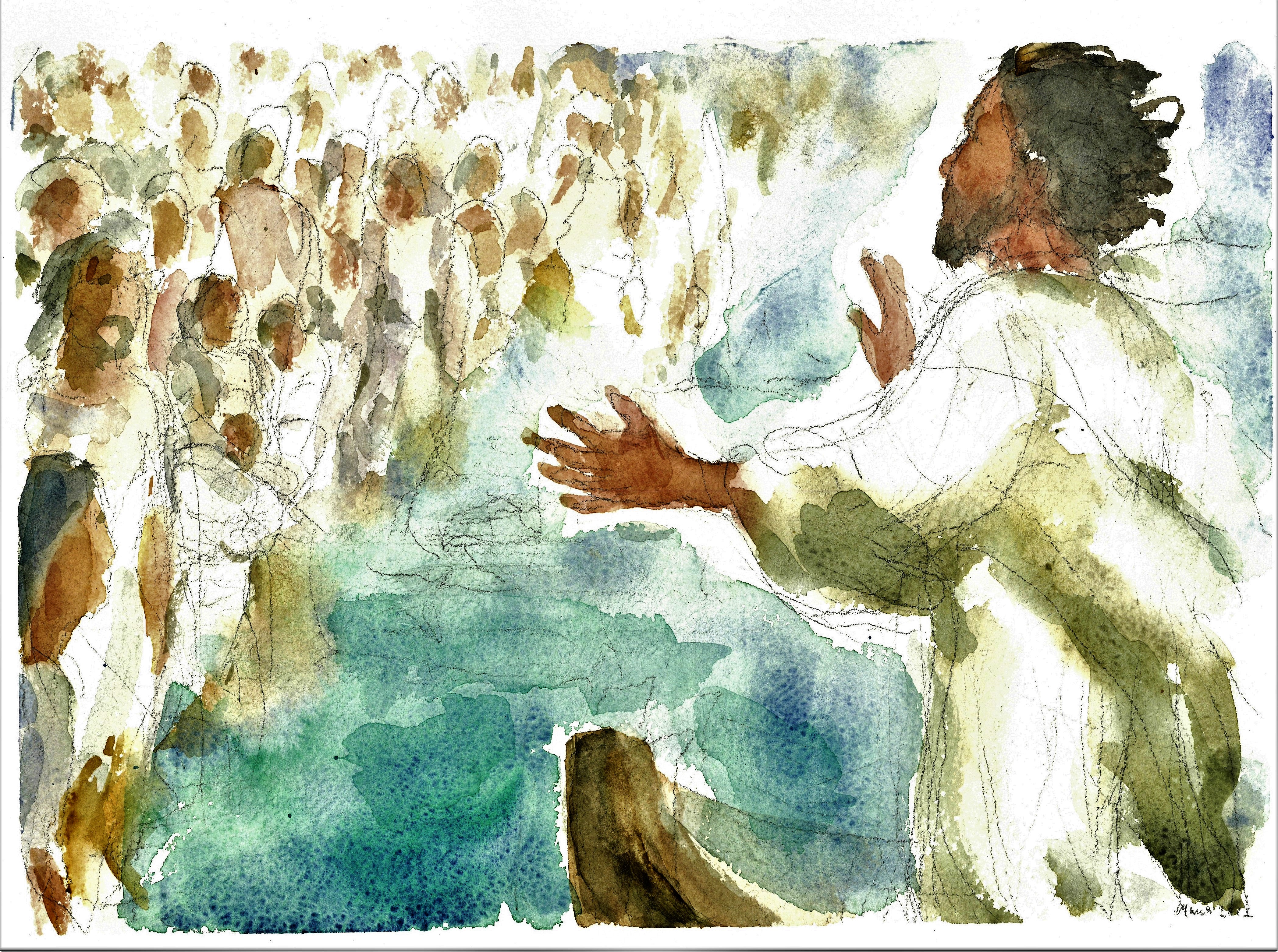 Insegnava loro in parabole